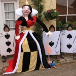 Queen of Spades scarecrow