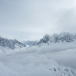 In the clouds
