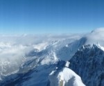 Beautiful view at Aiguille du Midi